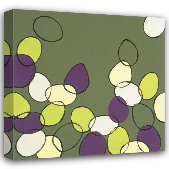 Clair Kelly 20x20 Gallery Wrapped Canvas Wall Art Titled - Bubbles