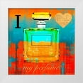 thumbnail image 1 of Clair, Michelle 12x12 White Modern Wood Framed Museum Art Print Titled - I Love my Perfume, 1 of 4