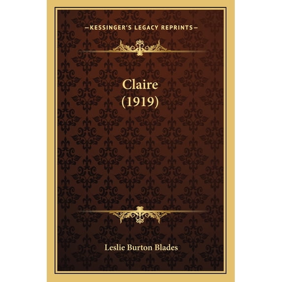 Claire (1919) (Paperback)