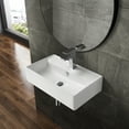 thumbnail image 1 of Claire 22" Rectangle Wall-Mount Bathroom Sink, 1 of 9