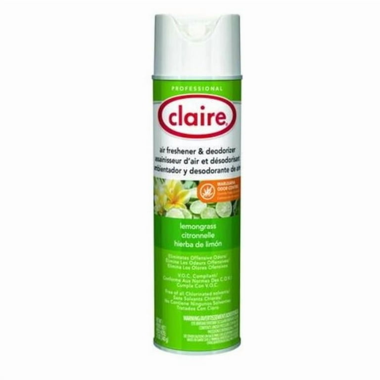 Claire CGC1307 12 oz Lemongrass Citronella Freshener - Walmart.com