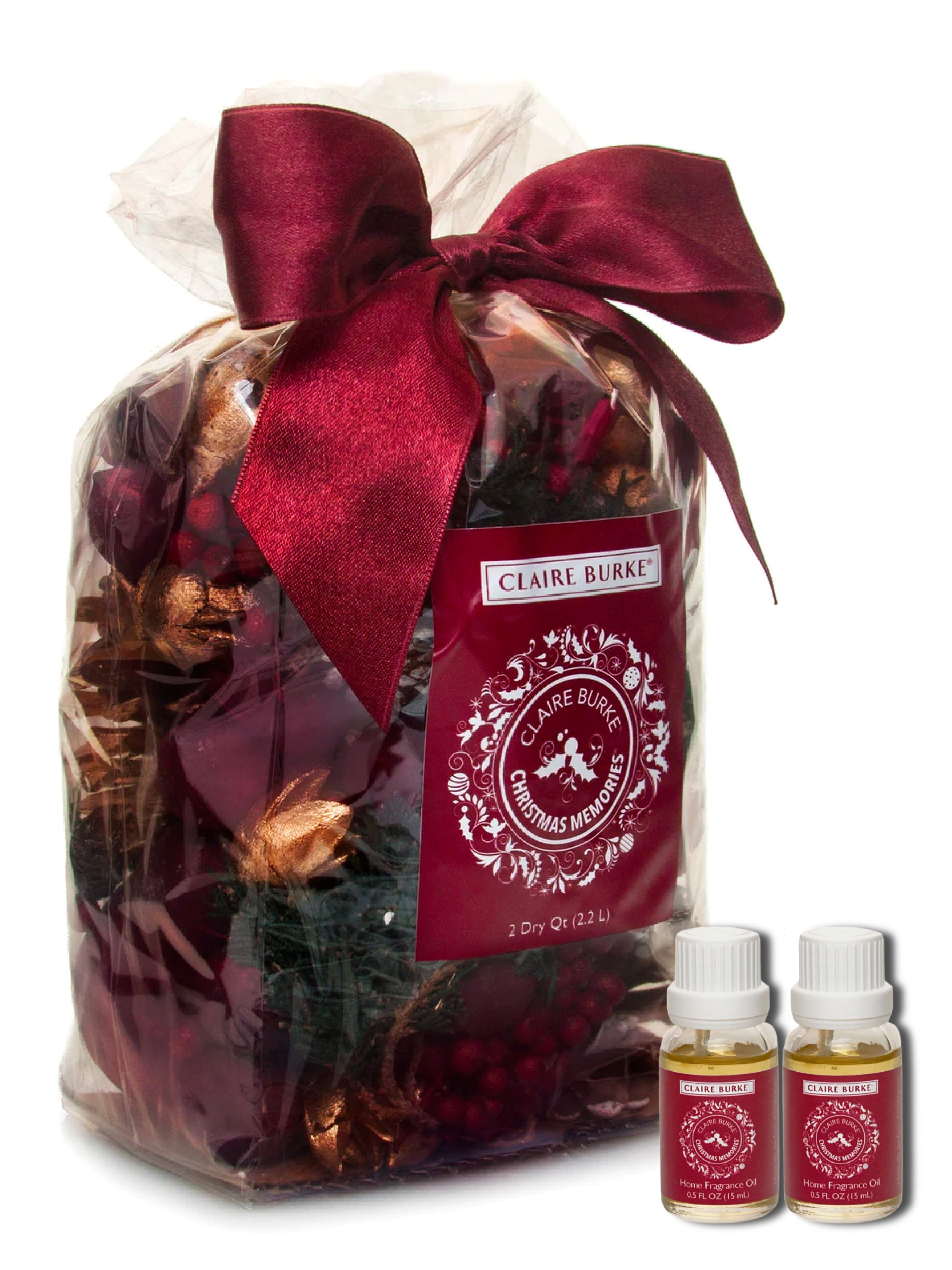 Claire Burke Christmas Memories Potpourri + 2 Home Oils