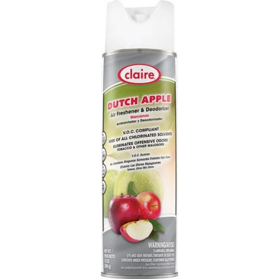 Claire CL161 Apple Scent Air Freshener, Hand Held, 10 oz (Net), Case of 12