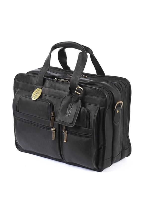 ClaireChase Executive Carrying Case (Briefcase) for 17" Notebook, Black