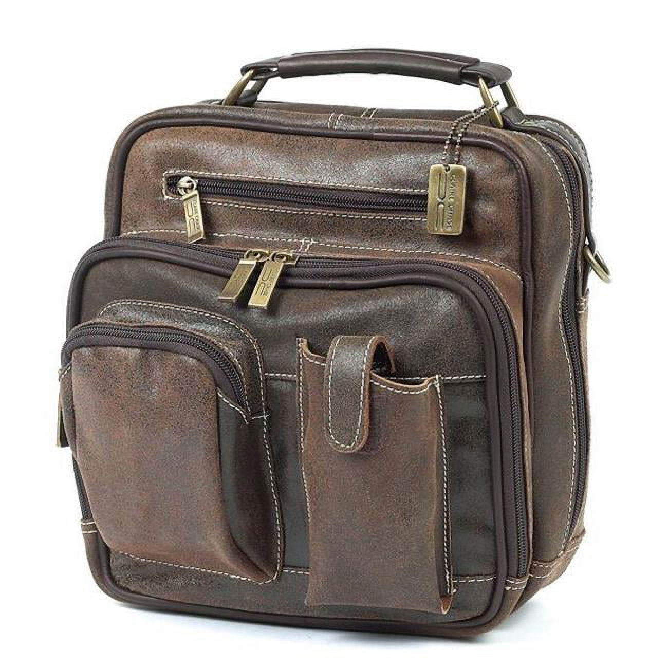 Claire Chase Legendary Jumbo Leather Backpack - Dark Brown, 34L Capacity, Handcrafted Cowhide