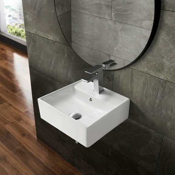 Claire Compact Ceramic Wall hung Sink