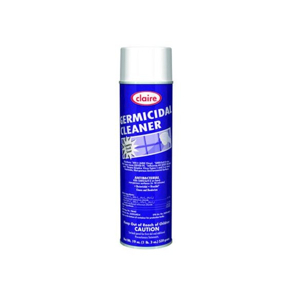 Claire Germicidal Cleaner, Country Fresh Scent, 19 oz Aerosol Spray, 12/Carton