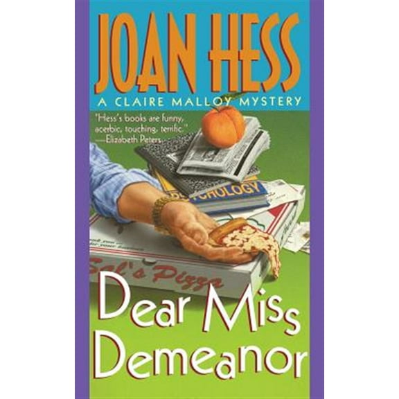 Claire Malloy Mysteries: Dear Miss Demeanor : A Claire Malloy Mystery (Series #21) (Paperback)
