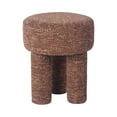 thumbnail image 1 of Claire Sedona Brown Knubby Stool, 1 of 7
