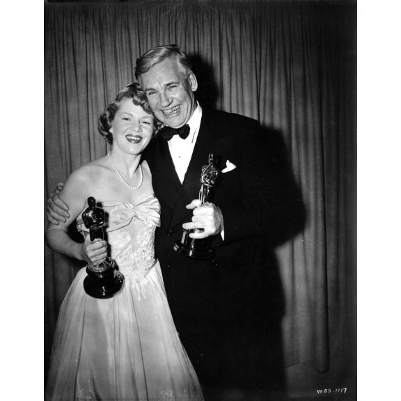 Claire Trevor Holding Trophy in Classic Photo Print (8 x 10)