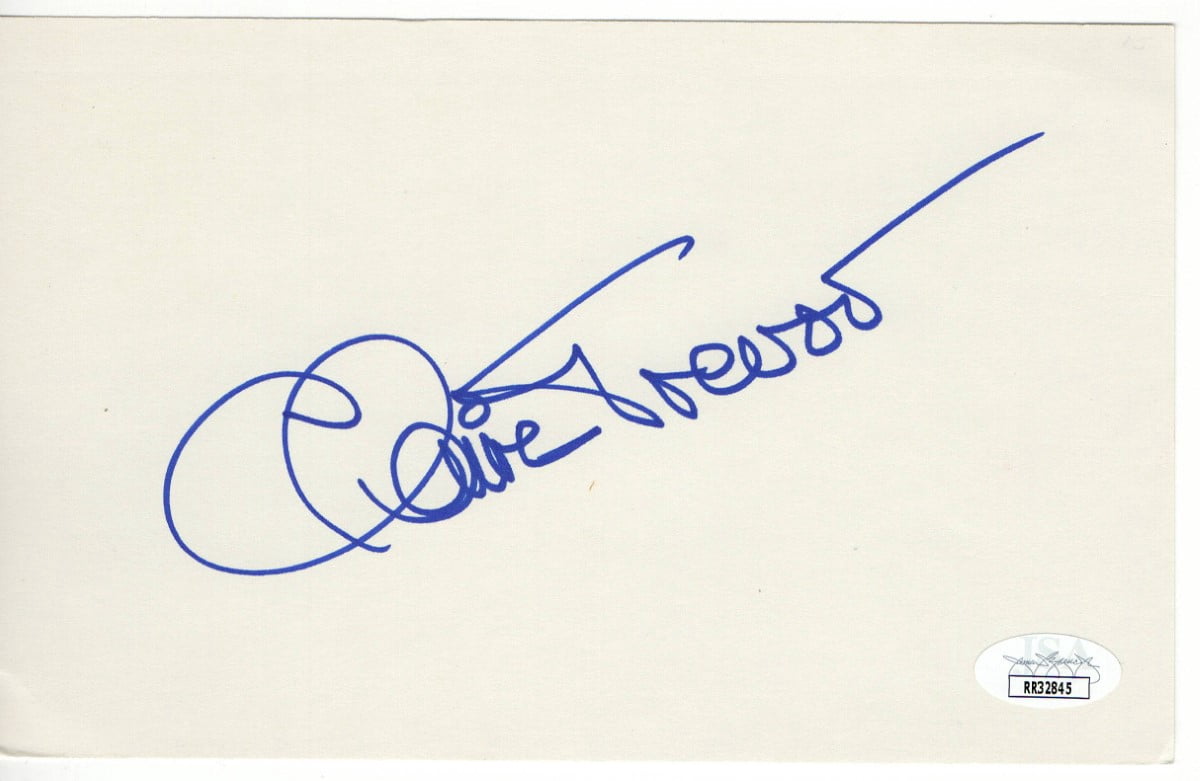 Claire Trevor Signed Autograph 5X8 Index Card Oscar Winning Actress JSA ...