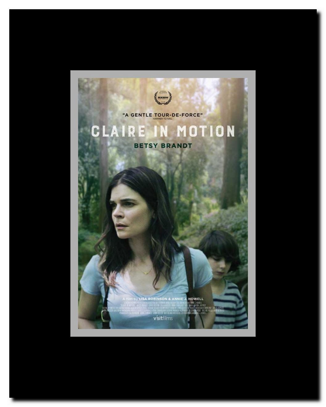 Claire in Motion Framed Movie Poster