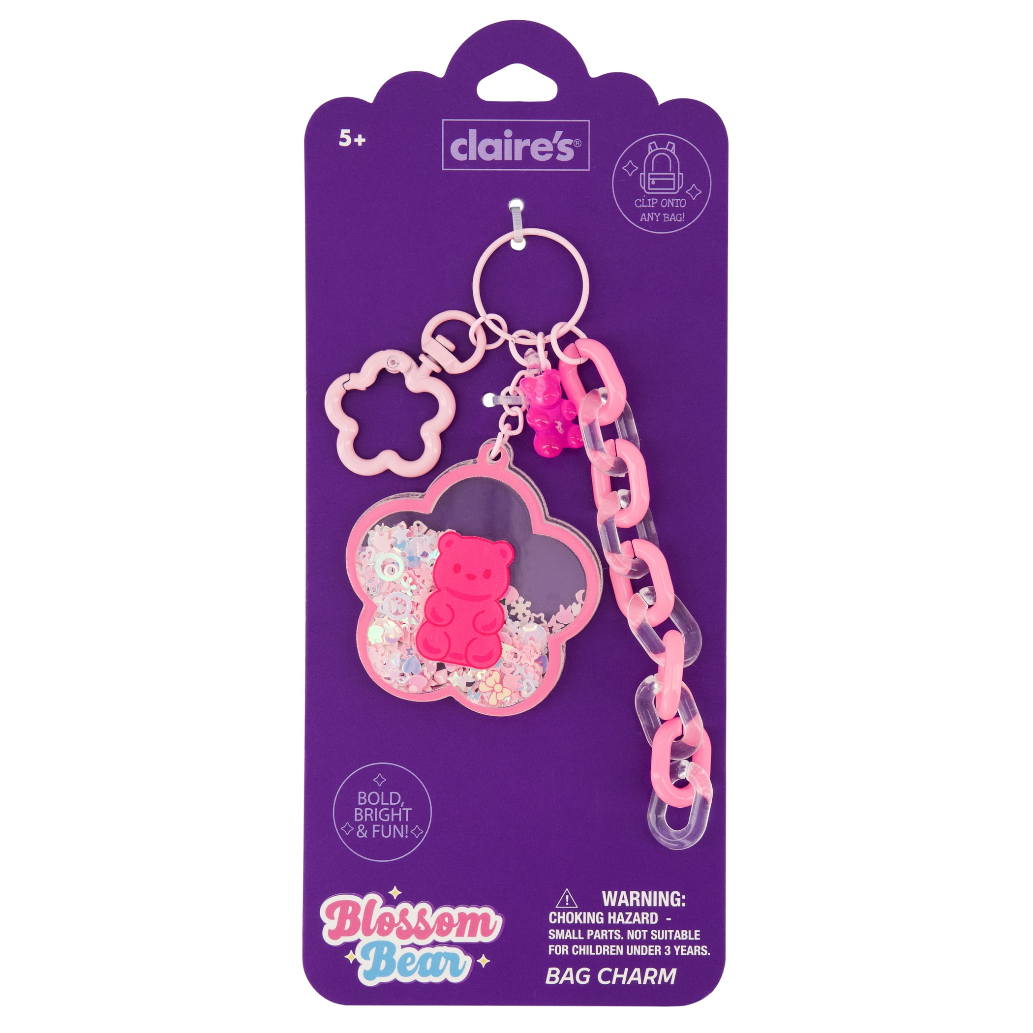 Claire's Bag Charm - Blossom Bear