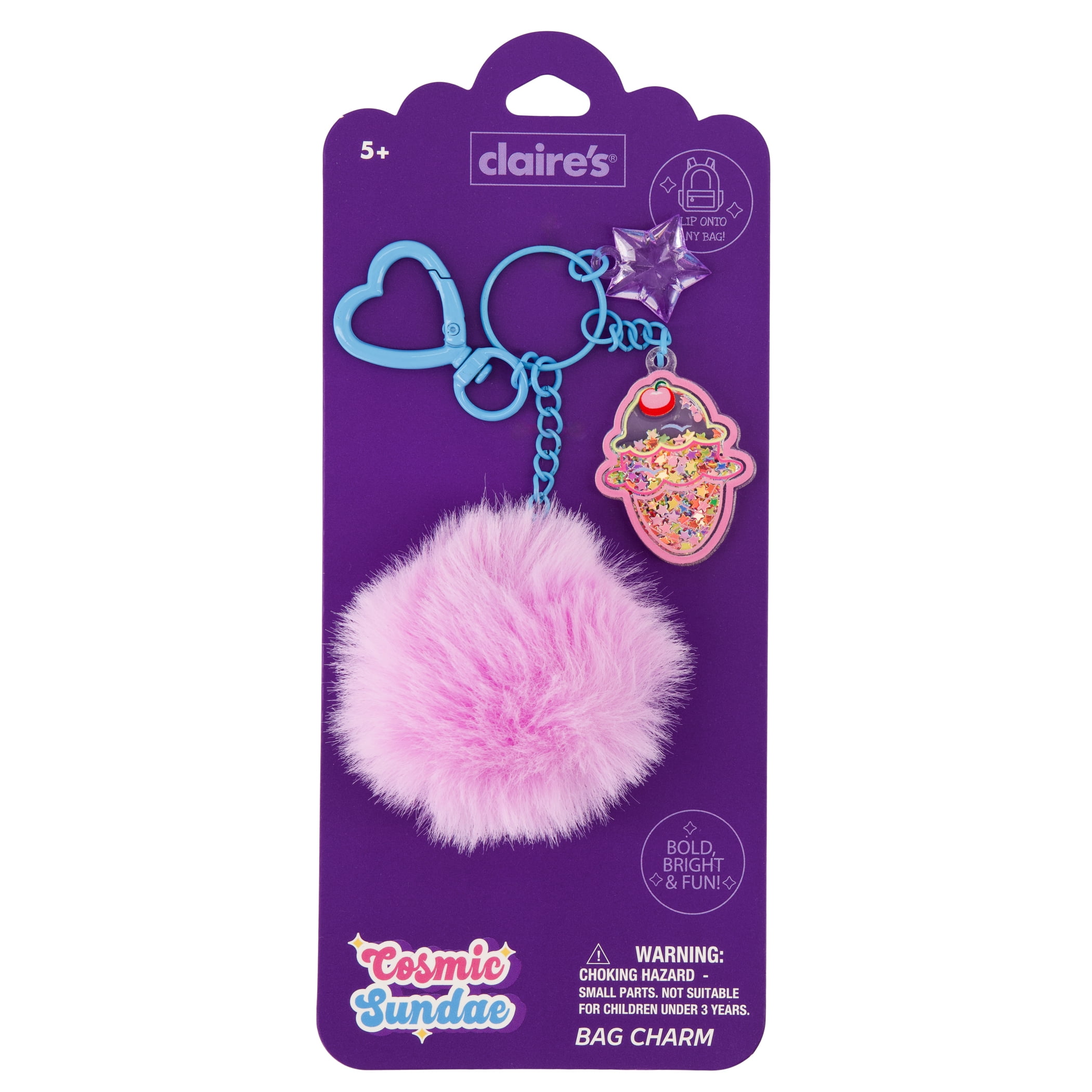 Claire's Bag Charm - Cosmic Boba