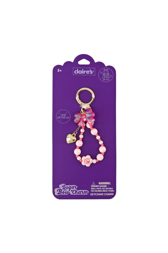 Bag Charm - Pink Bow