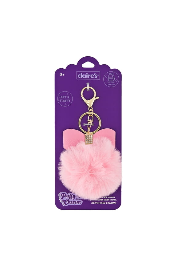 Bag Charm - Pink Pom