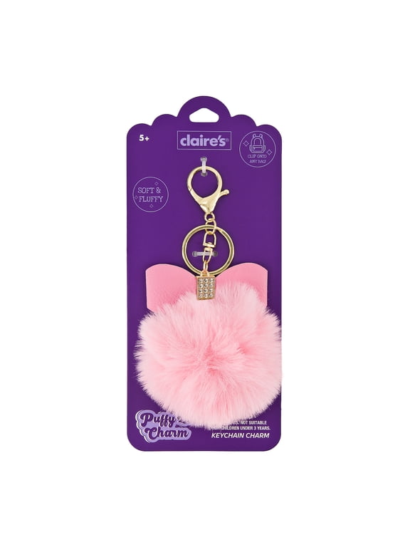 Bag Charm - Pink Pom