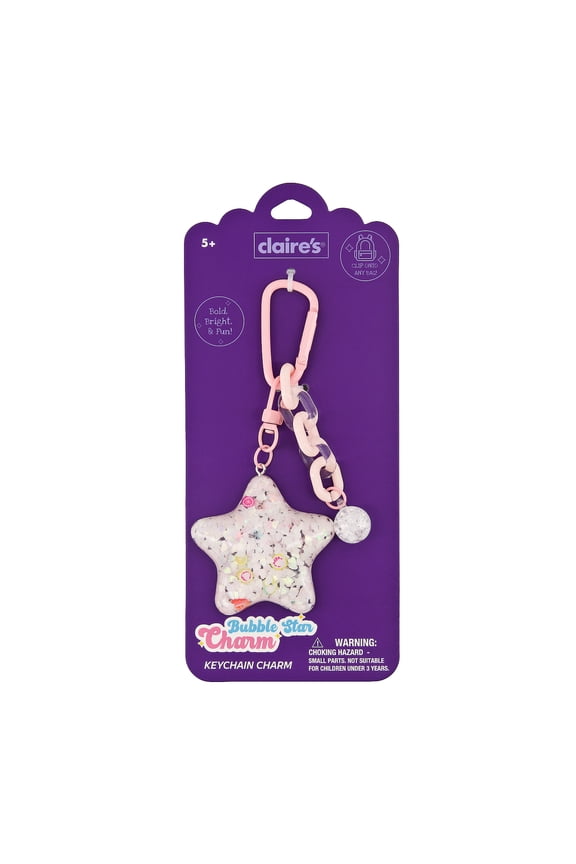 Bag Charm - Pink Star