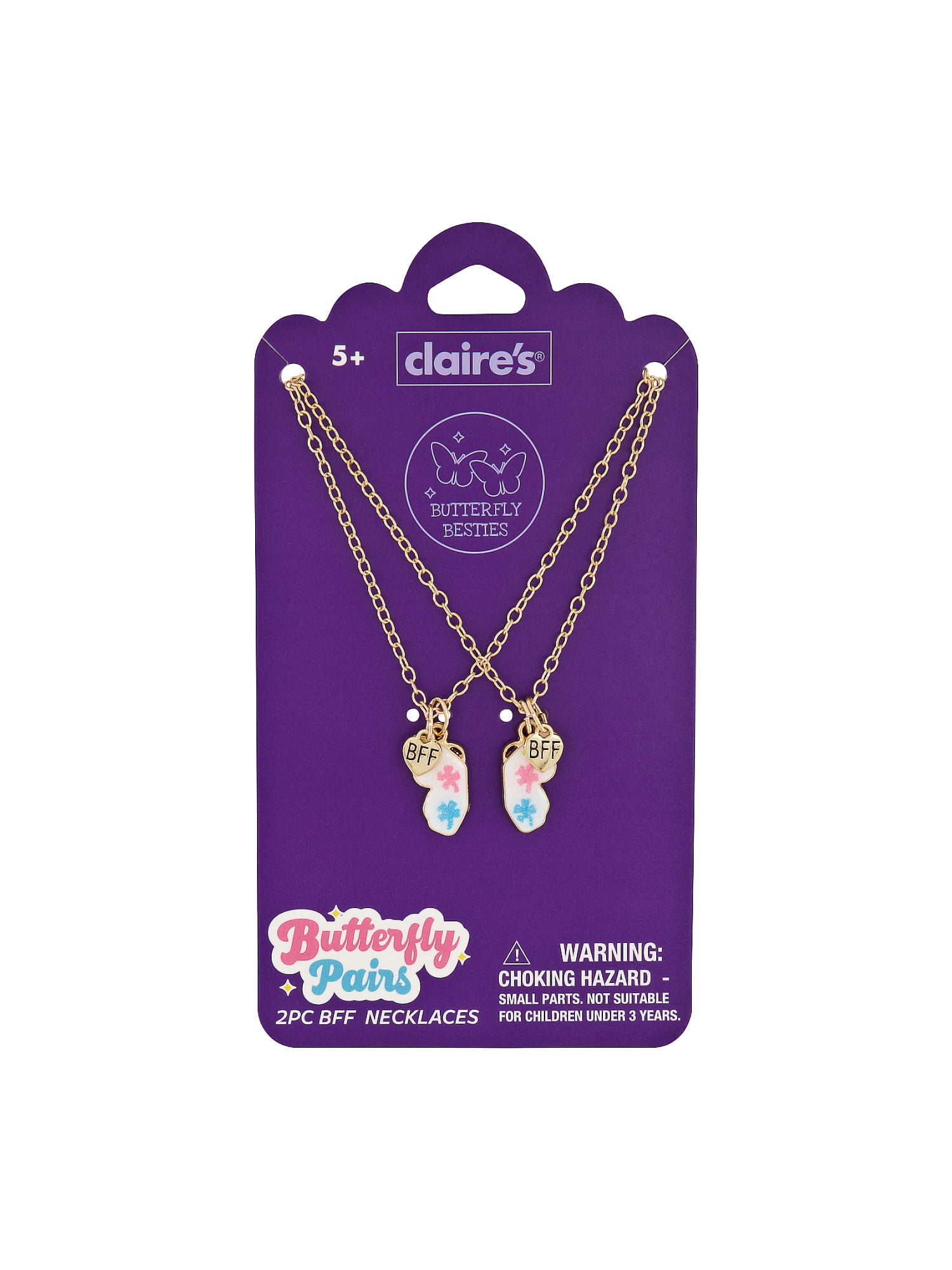 Claire's Best Friends Necklace Set - Butterfly