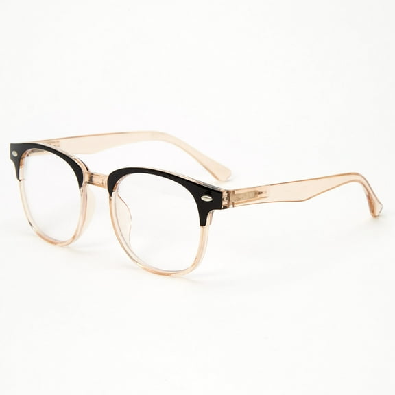 Claire's Black Browline Clear Lens Frames