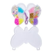 Claires Childrens Rainbow Bead Bracelet & Necklace Making Kit in Butterfly Case