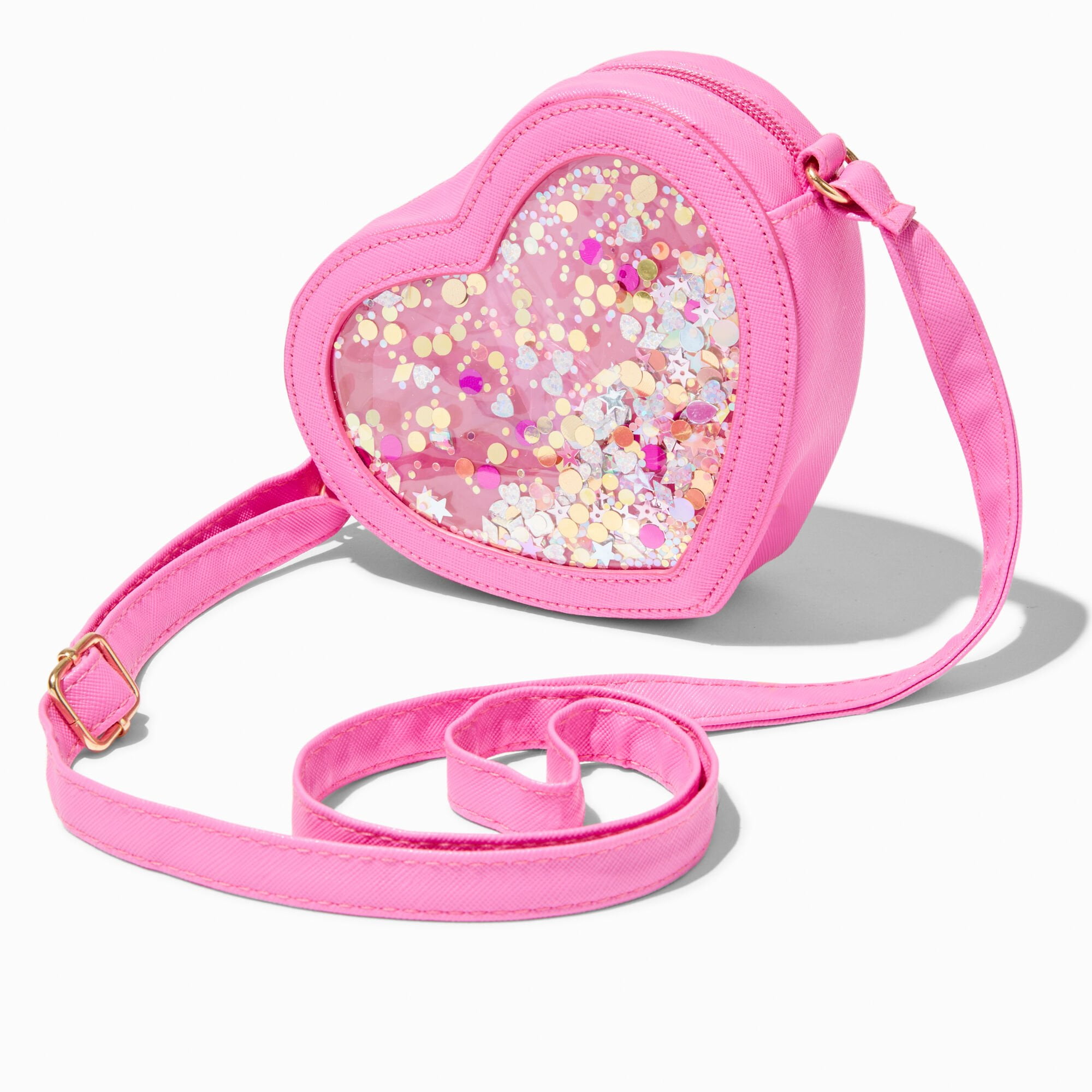 Glitter heart purse hotsell