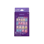 Claires Cupcake Print Oval Shaped Press-on Nails, 24 Nails