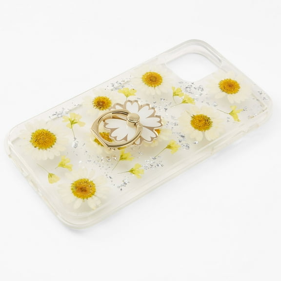 Claire's Daisy Ring Holder Protective Phone Case - Fits iPhone 11