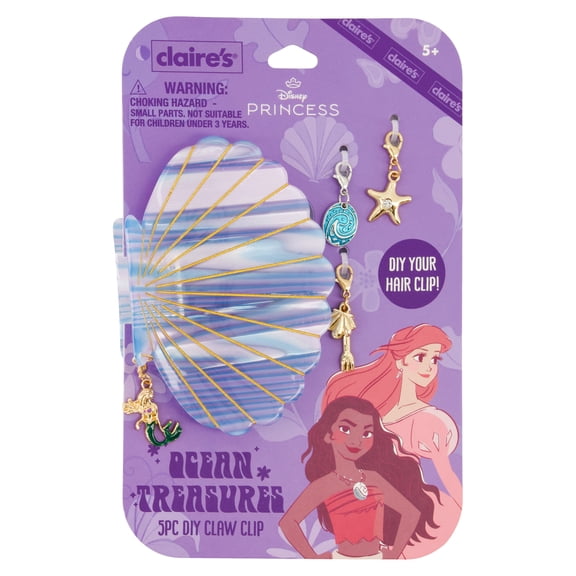 Claire's Disney DIY Claw Clip Hair Set with Charms