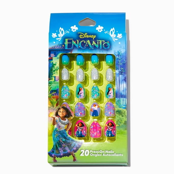 Claire's Disney Encanto Stiletto Press on Faux Nail Set - 20 Pack