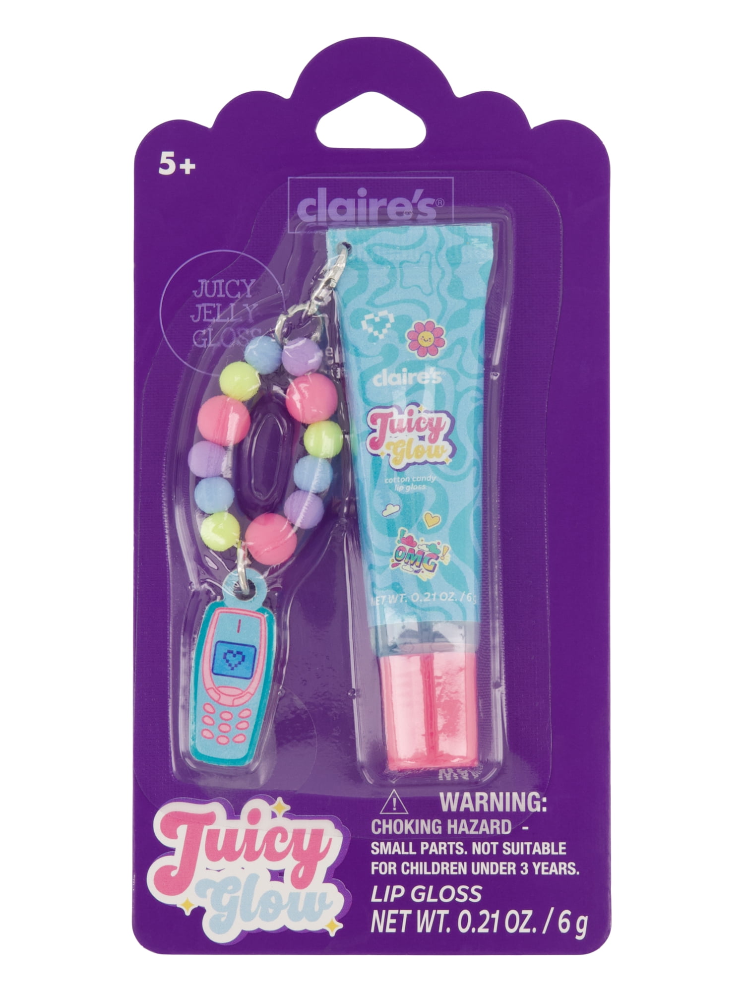 Claire's Feeling Cute Lip Gloss - Strawberry