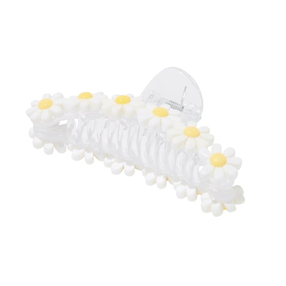 Claire's Girl's Daisy Flower Large Hair Claw Clip, Multicolor, Children's