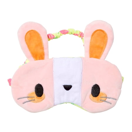 Claire's Girls Faux Fur Bunny Fuzzy Sleep Eyemask, For All Skin Types