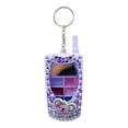 thumbnail image 1 of Claire's Girls Purple Tie Dye Koala Flip Phone Lip Glosses, Children's, 1 of 1