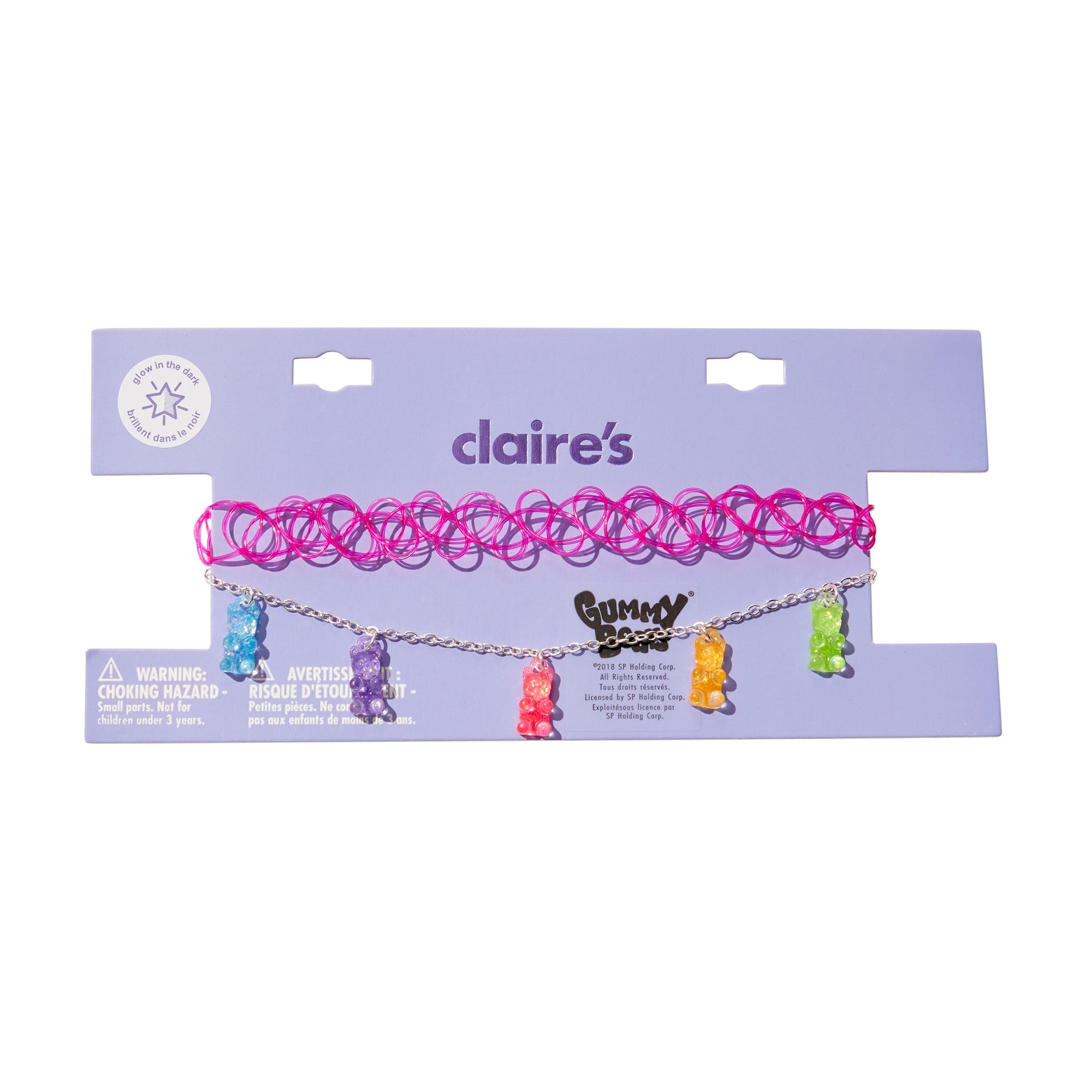 Claire's - Brandclub - Claire's Girls Gummy Bears Charm Elastic