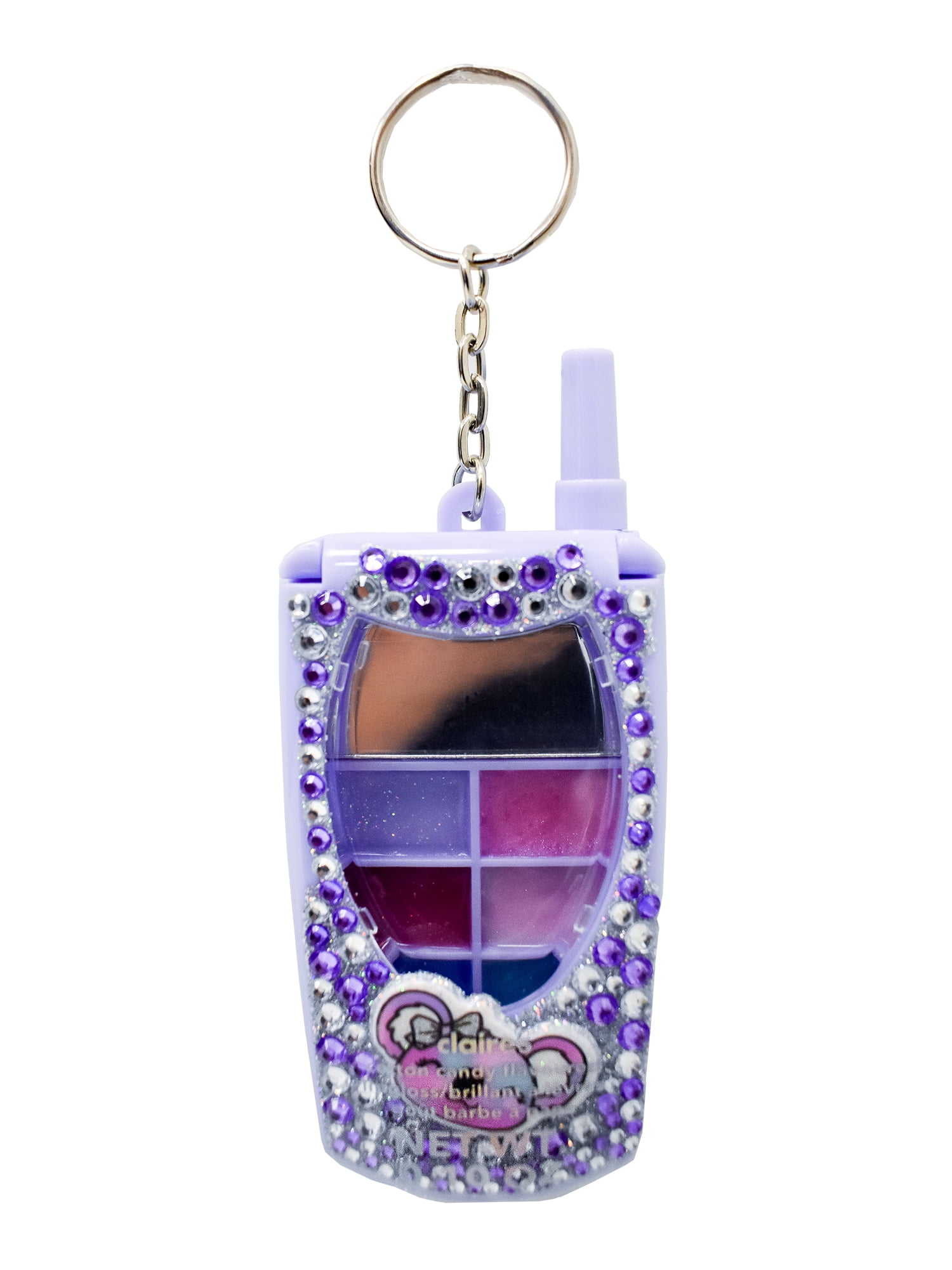 Claire's Girls Purple Tie Dye Koala Flip Phone Lip Glosses, Children's