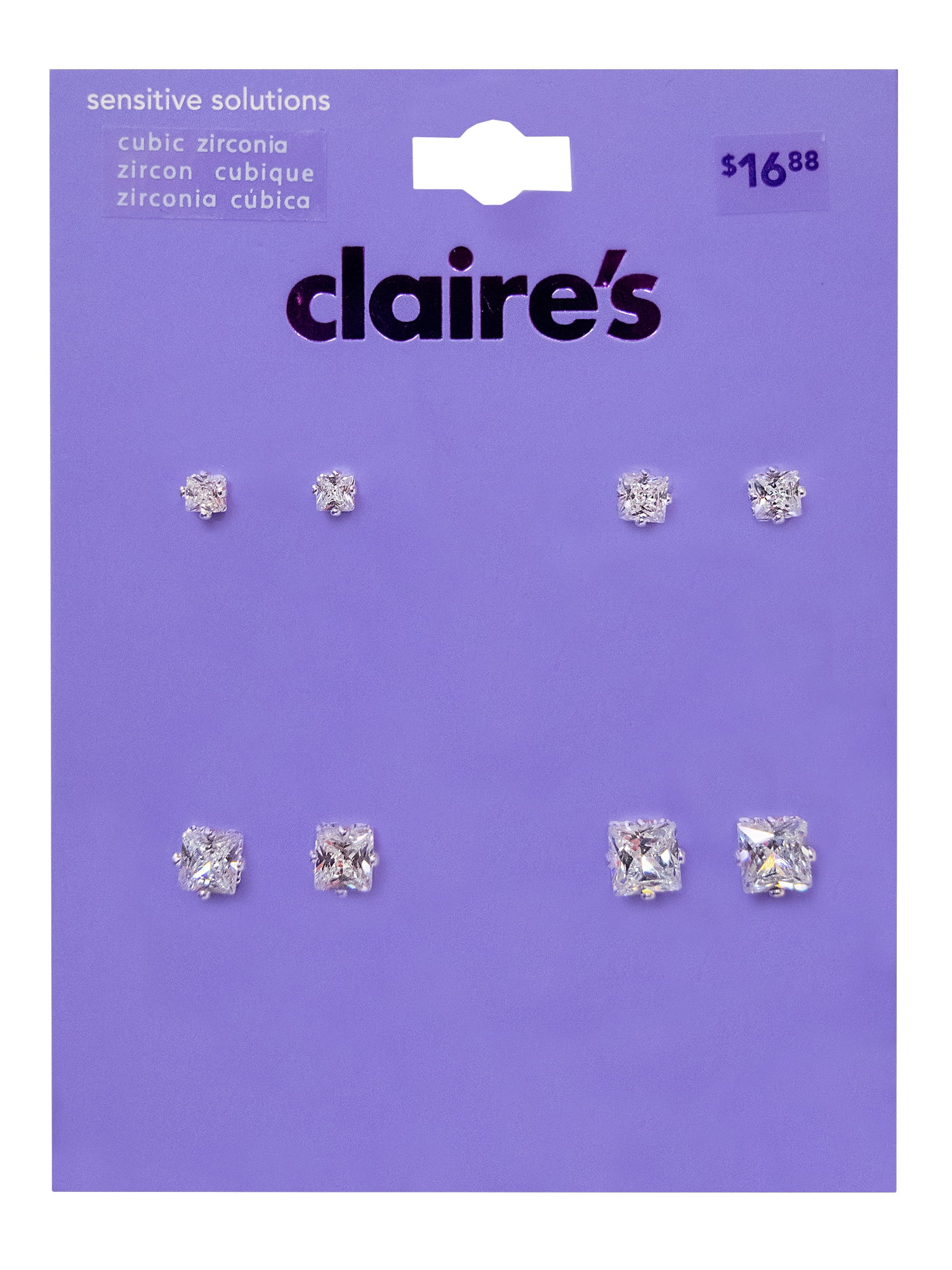 Screw back shop earrings claire's