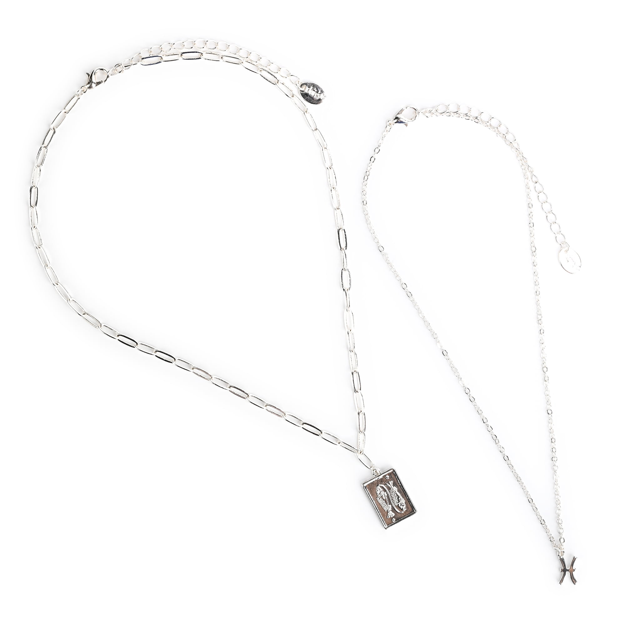 アクセサリー 33club choice special necklace 50cm Claire-s-Girls-Silver-Zodiac-