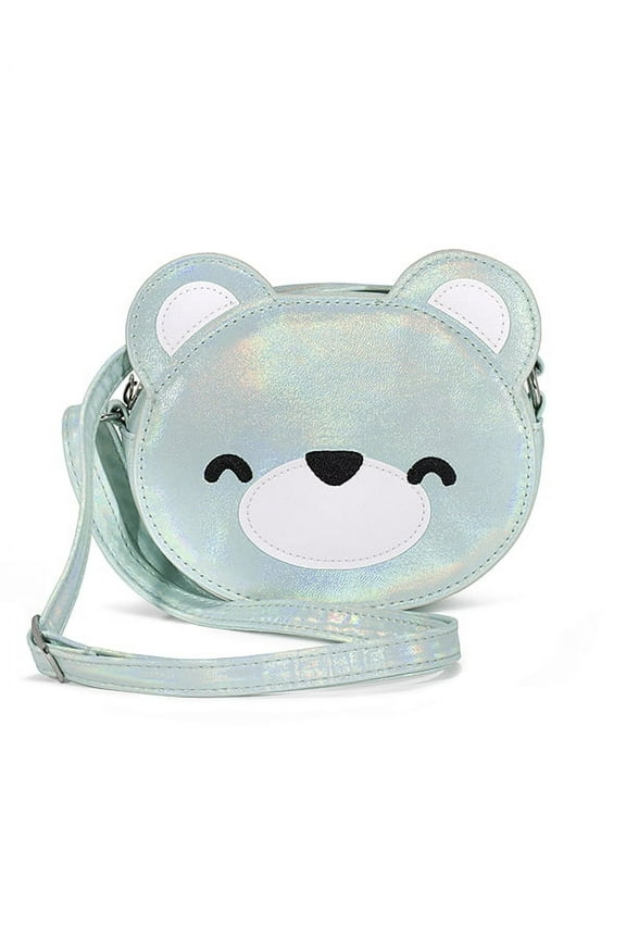 Girls Teddy Bear Purse with Zipper Closure And Carrying Strap