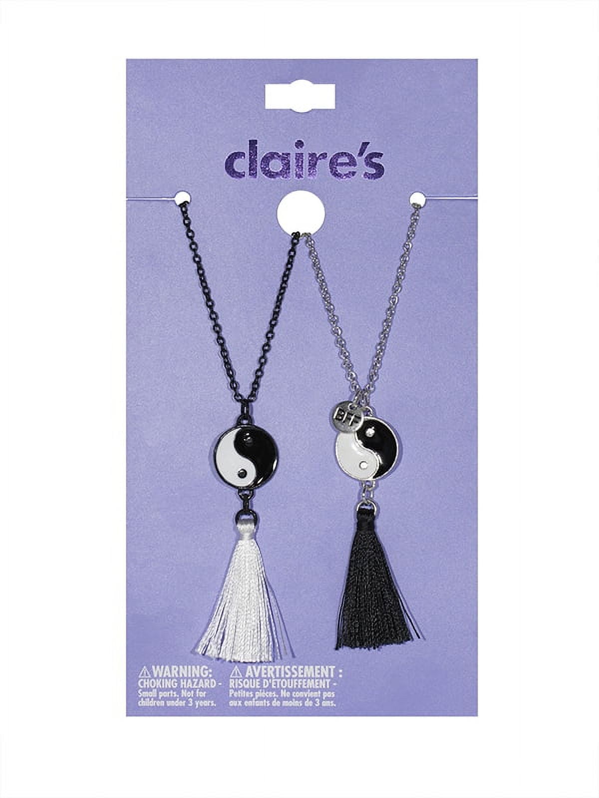 Claire's Girls Best Friends Necklace Set of 2 Choose Snakes/YinYang/Puzzle  Piece
