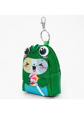 UKCOCO 4 Pcs Wrist Band Keychain for Keys Backpack Keychains for Girls  Wristlet Wallet Keychain Cartoon Cat Key