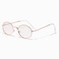 thumbnail image 1 of Claire's Gold Rope Rim Round Sunglasses, 1 of 2