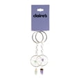 thumbnail image 1 of Claire's Green and Purple Crystal Dreamcatcher Best Friends Keychains, 2-Pack, 1 of 5