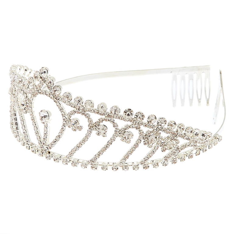 Claire's Hair Accessories Gemstone Queen Tiara - Walmart.com