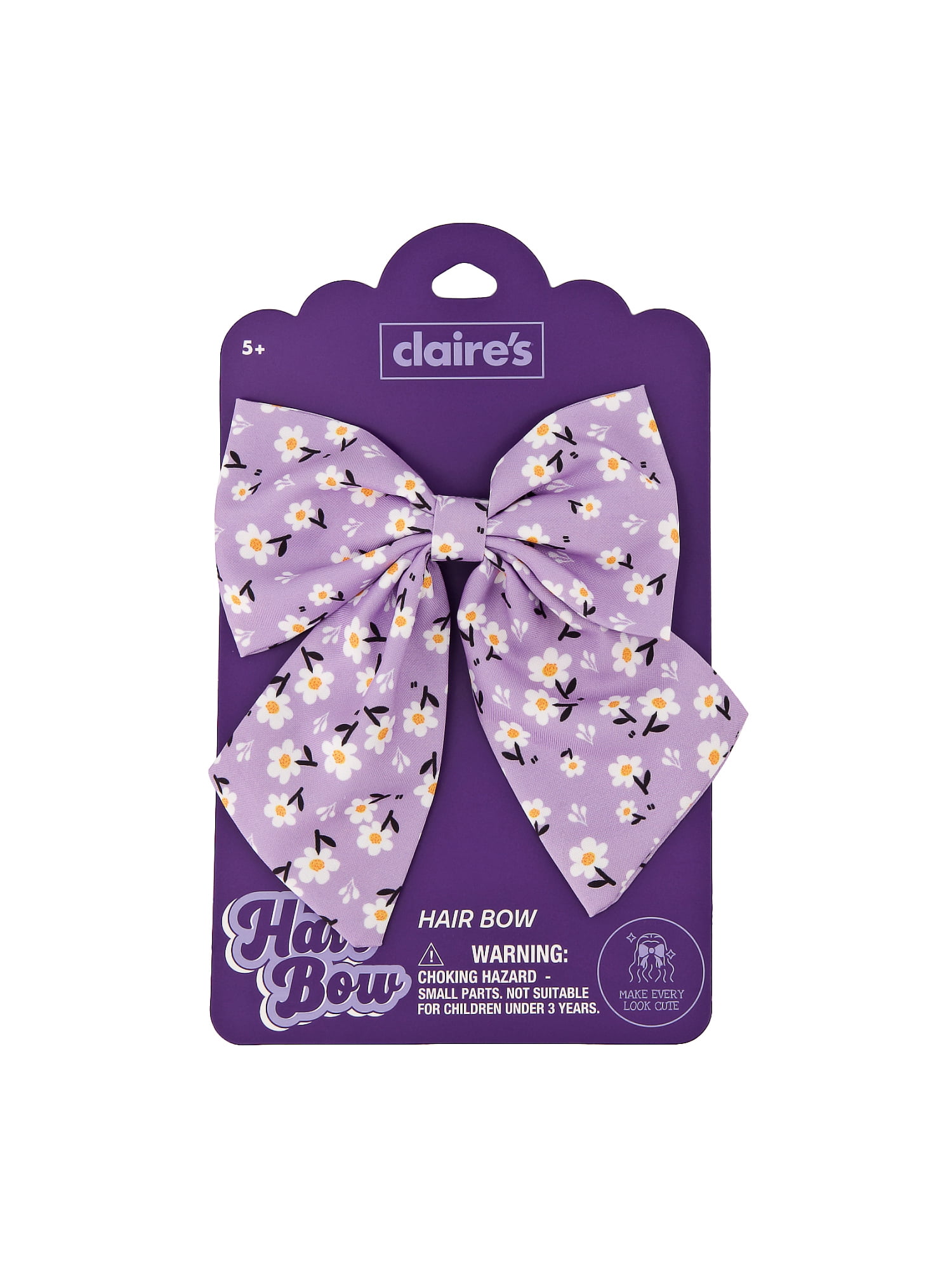 Claire's Hair Jumbo Bow - Daisy