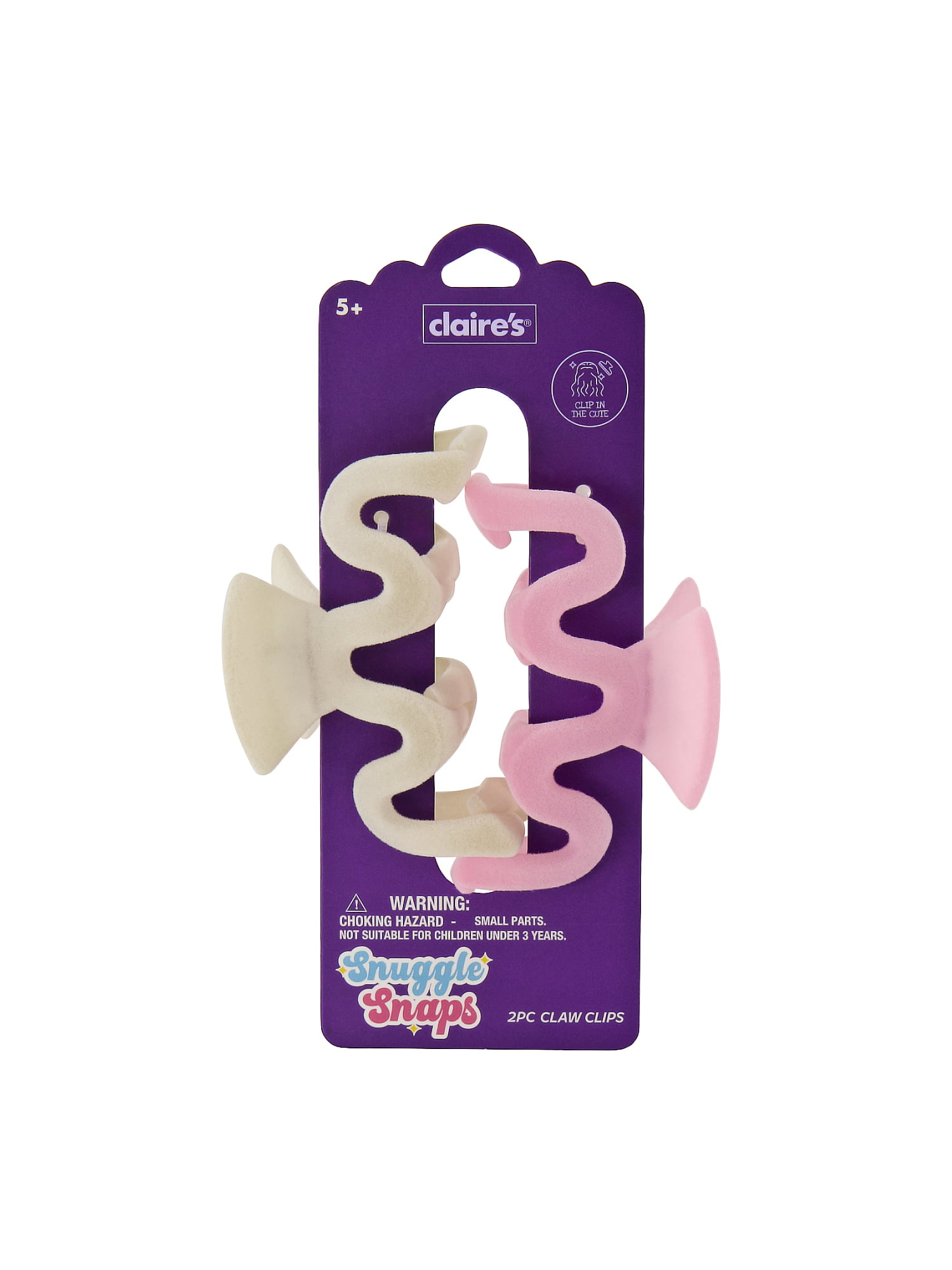 Claire's Hair Jumbo Wavy Claws - Fur