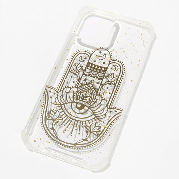 Claire's Hamsa Hand Clear Phone Case - Fits iPhone 12 Pro Max