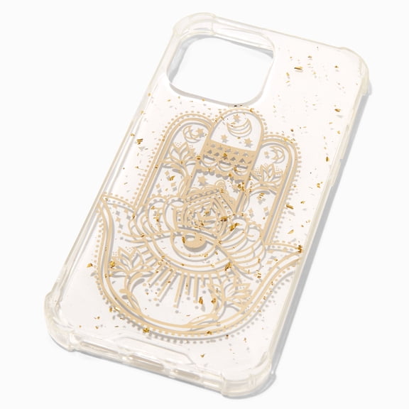 Claire's Hamsa Hand Clear Phone Case - Fits iPhone 13 Pro Max