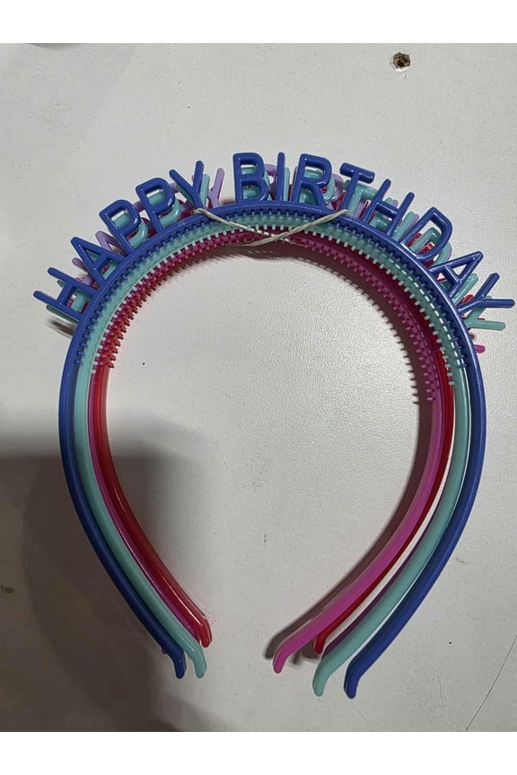Happy Birthday Headband set of 5