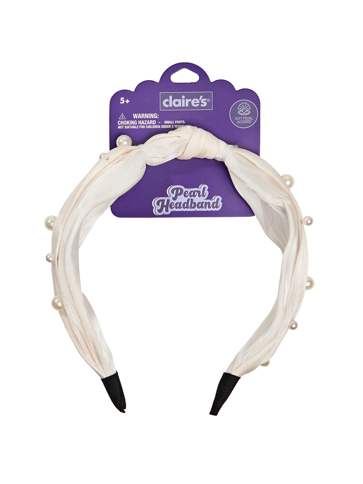 Claire's Headband - Pearl White